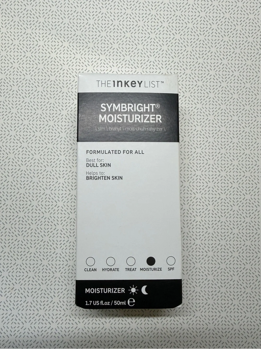THE INKEY LIST SYMBRIGHT FACE MOISTURIZER BRIGHTENING 50ml 1.7 OZ New NIB